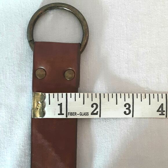 Ultra Long Costume Belt OS Medieval Warrior Style Walnut Brown Faux Leather - Picture 8 of 8